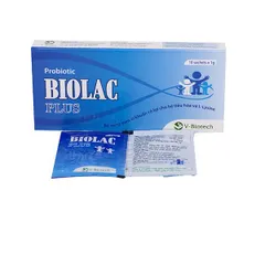 Biolac Plus - Cốm vi sinh hỗ trợ tiêu hóa và bổ sung lợi khuẩn cho bé (H/10 gói x 1g)