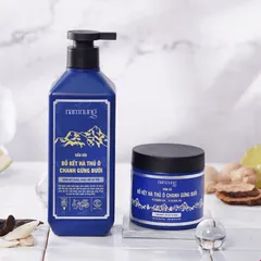 Combo Dầu Gội Xả Bồ Kết Hà Thủ Ô Chanh Gừng 500ml - Giảm Rụng Tóc, Làm Mềm Mượt, Chăm Sóc Tự Nhiên