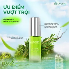 Lăn Khử Mùi Cho Bà Bầu Lagumi 24H - An Toàn, Khô Thoáng, Không Nhờn Dính - 30ml Sản Phẩm Dành Cho Mẹ Bầu, Thư Giãn Mùa Hè