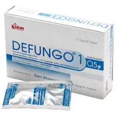 Combo 2 Viên Đặt Phụ Khoa Defungo Thái Lan - Giải Pháp An Toàn Cho Vùng Kín, Kháng Khuẩn, Cân Bằng pH, Giảm Đau Ngứa