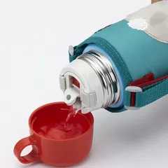 Bình Giữ Nhiệt Tiger MBR-T06G Dành Cho Bé 600ml/640ml - Thiết Kế Nắp Bật Tiện Lợi, Hình Nhân Vật Colobockle Nhật Bản