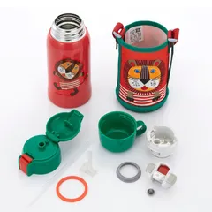 Bình Giữ Nhiệt Tiger MBR-T06G Dành Cho Bé 600ml/640ml - Thiết Kế Nắp Bật Tiện Lợi, Hình Nhân Vật Colobockle Nhật Bản