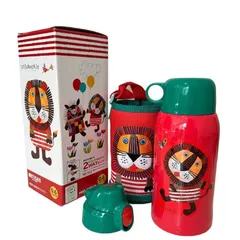 Bình Giữ Nhiệt Tiger MBR-T06G Dành Cho Bé 600ml/640ml - Thiết Kế Nắp Bật Tiện Lợi, Hình Nhân Vật Colobockle Nhật Bản