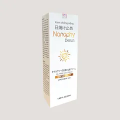 Kem Chống Nắng Nanophy Desun SPF 50+ Cho Da Mụn, Da Dầu - Bảo Vệ Tia UV, IR, HEV, Công Thức Không Dầu, 50ml Nhật Bản