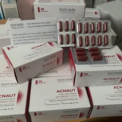 Viên Uống Ngừa Mụn Kiềm Dầu Biotrade Acnaut - Thực Phẩm Chức Năng Cho Da Sạch Mụn, Phục Hồi Da Khỏe Mạnh