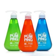 Kem đánh răng Perioe PUMPING Hàn Quốc 285g - Gel thảo mộc tự nhiên, giảm mảng bám, hơi thở thơm mát, bảo vệ nướu khỏe mạnh