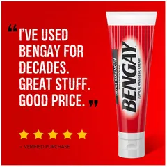 Kem Xoa Bóp Giảm Đau BENGAY Ultra Strength 113g x 2 Tuýp - Giảm Đau Cơ Khớp Nhanh Chóng, Phù Hợp Cho Người Già Và Vận Động Viên