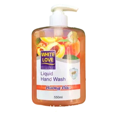 Nước Rửa Tay White Love Hương Dưa Gang 550ml - Giữ Ẩm, Kháng Khuẩn, Dưỡng Da Tay Mềm Mại, Sản Phẩm Việt Nam