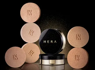 Bộ Phấn Nước Hera 5g và Phấn Phủ Hera 6g - Phấn Trang Điểm Dưỡng Ẩm, Kiềm Dầu, Chống Nắng SPF34/PA++ Cho Làn Da Hoàn Hảo