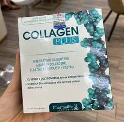 Collagen Plus Pharmalife Dạng Thủy Phân - Nước Uống Chống Lão Hóa Da, Cung Cấp Độ Ẩm, Trẻ Hóa Da (10 Ống x 25ml)