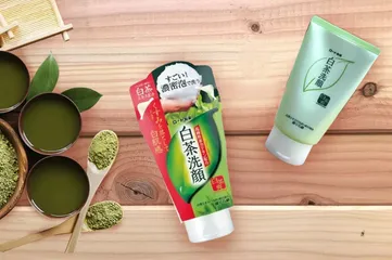 Sữa Rửa Mặt Trà Xanh Rohto Shirochasou Nhật Bản 120g - Gel Chăm Sóc Da Dầu Mụn, Làm Sáng Da, Ngừa Mụn
