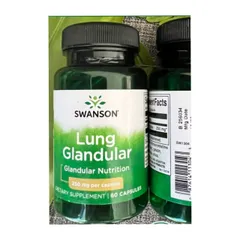 Viên Uống Bổ Phổi Swanson Lung Glandular 250mg 60 Viên - Hỗ Trợ Sức Khỏe Phổi, Giảm Viêm, Thích Hợp Cho Người Hút Thuốc, Chất Lượng Mỹ