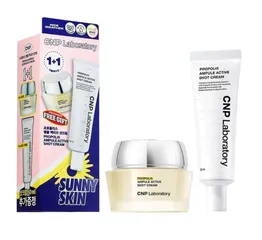 Set Kem Dưỡng Phục Hồi Da CNP Laboratory Propolis Ampule Active Shot Cream 50ml - Giúp Cấp Ẩm và Tái Tạo Da Khỏe Mạnh