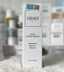 Serum Cấp Nước Obagi Daily Hydro Drops 30ml - Dưỡng ẩm Phục hồi da khô, làm sáng và cải thiện nếp nhăn, chứa Vitamin B3 và chiết xuất tự nhiên