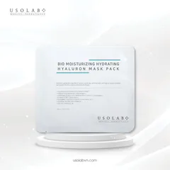 Mặt Nạ Cấp Nước Usolab Bio Moisturizing Hydrating Hyaluron - Giải Pháp Dưỡng Ẩm Tối Ưu Cho Da Khô, Lão Hóa, 10 Miếng