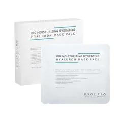 Mặt Nạ Cấp Nước Usolab Bio Moisturizing Hydrating Hyaluron - Giải Pháp Dưỡng Ẩm Tối Ưu Cho Da Khô, Lão Hóa, 10 Miếng