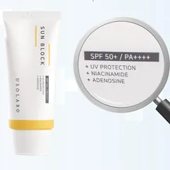Kem Chống Nắng Usolab Sun Block Cream SPF 50 PA++++ - Bảo Vệ Da, Dưỡng Trắng, Ngăn Ngừa Mụn - 50g