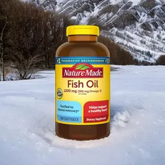 Viên Uống Dầu Cá Omega 3 Nature Made Fish Oil 1200mg 300 Viên - Hỗ Trợ Sức Khỏe Tim Mạch, Tăng Cường Sức Khỏe Tổng Thể