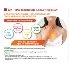 Viên Uống Hỗ Trợ Tiêu Hóa Trào Ngược Dạ Dày GES - Giảm Acid Dịch Vị, Ợ Nóng, Ăn Khó Tiêu - Nhập Khẩu Từ Mỹ, 30 Viên