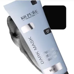 Mặt nạ trắng da từ than tre KB Pure Dark Mask Cleanser 12ml - Tẩy tế bào chết, cấp ẩm, làm sáng và thu nhỏ lỗ chân lông cho mọi loại da