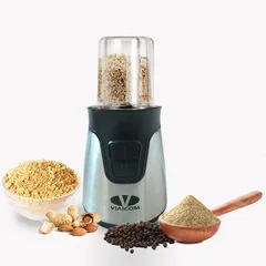 Máy Xay Đa Năng Viaicom V2A 4 Trong 1 - Máy Xay Sinh Tố, Thịt, Cua - Thiết Bị Tiện Lợi Cho Gia Đình, Công Suất 500W, 4 Cối INOX