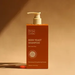 Dầu Gội Shirley Curly Beer Yeast 300ml - Dưỡng Tóc Khỏe Mạnh, Bóng Đẹp với Chiết Xuất Bia và Niacinamide, Phù Hợp Với Mọi Loại Tóc