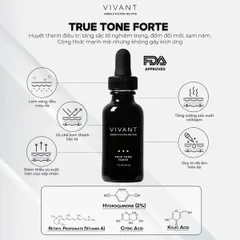 Serum Vivant True Tone Forte 30ml - Ngừa Lão Hóa, Làm Sáng Da, Đều Màu Da - Tinh Chất Chống Tăng Sắc Tố Nghiêm Trọng