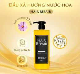 Dầu Gội Hương Nước Hoa Mine 500g - Phục Hồi Hư Tổn Tóc, Nuôi Dưỡng Mái Tóc Mềm Mượt Với Hương Hoa Anh Đào Nhật Bản