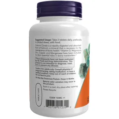 Viên Uống Bổ Sung Canxi Citrate Now Foods - Hỗ Trợ Xương Khớp Chắc Khỏe, Giảm Đau Nhức, 100 Viên USA