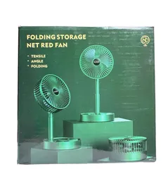 Quạt Tích Điện Gấp Gọn Mini Fan - Xoay 180 Độ, 3 Tốc Độ Gió, Sạc USB - Giải Pháp Tiện Lợi Dành Cho Sinh Viên và Văn Phòng