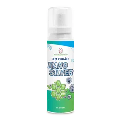 Chai Xịt Diệt Khuẩn Nano Bạc 30ppm - Khử Mùi, Diệt Vi Khuẩn, Virus an toàn cho gia đình và trẻ em - Công Nghệ Nano Việt Nam