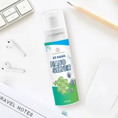 Chai Xịt Diệt Khuẩn Nano Bạc 30ppm - Khử Mùi, Diệt Vi Khuẩn, Virus an toàn cho gia đình và trẻ em - Công Nghệ Nano Việt Nam