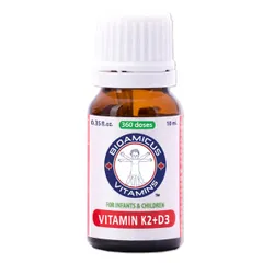 Giọt Vitamin D3K2-MK7 BioAmicus cho bé 10ml - Hỗ trợ phát triển chiều cao, hấp thu canxi tối đa, ngăn còi xương - Sản phẩm từ Canada