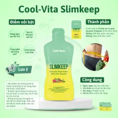 Nước Uống Enzyme Slimkeep Cool-Vita Hỗ Trợ Giảm Cân 315ml - Tăng Cường Miễn Dịch và Tiêu Hóa Từ 34 Loại Trái Cây