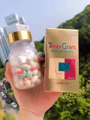 Viên uống cấp nước Daycell Inner Gram Vita Collagen giúp trắng da, cấp ẩm, phục hồi da, hỗ trợ làm đẹp cho phụ nữ - 60 viên