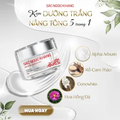 Kem Dưỡng Trắng Da Ban Ngày 5in1 Sắc Ngọc Khang 30ml - Làm Sáng Da, Chống Nắng SPF25/PA++, Dưỡng Ẩm, Thiên Nhiên, Làn Da Rạng Rỡ