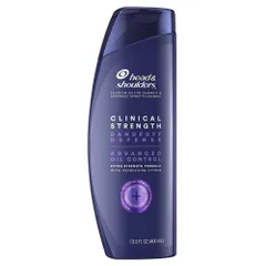 Dầu Gội Head & Shoulders Clinical Strength Tím 400ml - Giảm Gàu, Kiểm Soát Dầu, Hương Cam Chanh Tươi Mát, Dành Cho Nam Nữ