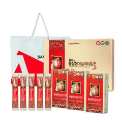 Nước Hồng Sâm Người Lớn Sanga Hàn Quốc - Hộp 30 Gói 10ml, Bồi Bổ Sức Khỏe, Tăng Cường Sinh Lực, 8 Loại Vitamin Giúp Khỏe Mạnh