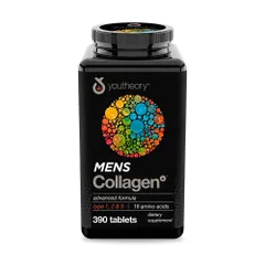 Viên Uống Collagen Youtheory Men's 390 Viên - Hỗ Trợ Đàn Ông Giữ Phong Độ, Chống Lão Hóa Da Chất Lượng Mỹ