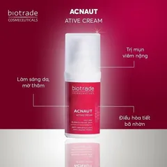 Kem Chấm Mụn Viêm Mủ Biotrade Acnaut Active Lotion 15ml - Giải Pháp Hiệu Quả Cho Da Mụn, Không Gây Nhạy Cảm, Hỗ Trợ Làm Giảm Mụn