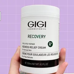 Kem Dưỡng Phục Hồi Tái Tạo Da GIGI Recovery Redness Relife 250ml - Giảm Đỏ Da, Dưỡng Ẩm, An Toàn cho Da Nhạy Cảm