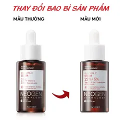 Tinh Chất Làm Sáng Da Neogen Real Vita C Serum 22% - Serum Mờ Thâm, Dưỡng Trắng Da, Phù Hợp Với Da Nhạy Cảm, Chiết Xuất Từ Trái Cây 32g