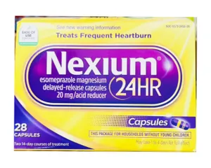 Viên uống hỗ trợ dạ dày Nexium24hr 28 viên - Giảm đau, ợ nóng và trào ngược hiệu quả, sản phẩm hỗ trợ tiêu hóa từ Mỹ