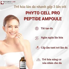 Tế Bào Gốc Thực Vật Kyung Lab Phyto Cell Pro Peptide Ampoule 20g - Serum Tái Sinh Da, Ngăn Ngừa Lão Hóa, Dưỡng Ẩm, Thích Hợp Mọi Loại Da
