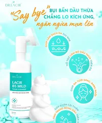 Sữa Rửa Mặt Dịu Nhẹ Lacir B5 150ml - Làm Sạch Sâu, Phục Hồi Da Nhạy Cảm, Dưỡng Ẩm Với Vitamin B5, Chiết Xuất Tự Nhiên