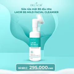 Sữa Rửa Mặt Dịu Nhẹ Lacir B5 150ml - Làm Sạch Sâu, Phục Hồi Da Nhạy Cảm, Dưỡng Ẩm Với Vitamin B5, Chiết Xuất Tự Nhiên