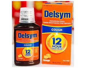Siro Ho Delsym 12 Giờ Giảm Ho Họng Cam 148ml - An Toàn Cho Người Lớn và Trẻ Em Từ 4 Tuổi Trở Lên