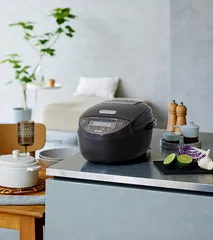 Nồi cơm điện tử cao tần áp suất Tiger JPK-W18W 1.0L - Công nghệ IH hiện đại, giữ ấm 24h, 20 chế độ nấu, nhập khẩu Nhật Bản