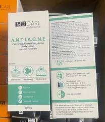 Sữa Dưỡng Thể MD Care 8% Azeclair - 5% Niacinamide Dưỡng Da Mụn, Làm Sáng Da, 200ml