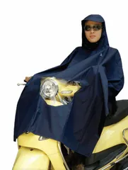 Áo Mưa Poncho Rando Chất Liệu Nylon PVC Bền Bỉ Có Kiếng Cho Người Lái Xe - Chống Thấm Nước, Dùng Trong Thời Tiết Xấu